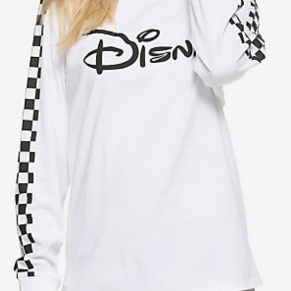 NWT Universe Disney Checkerd Women's Shirt M - Picture 2 of 5